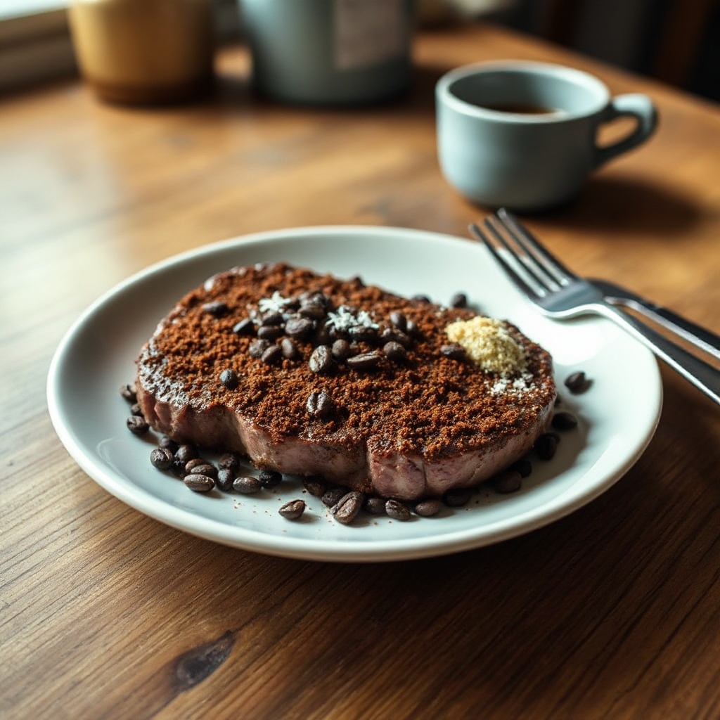 Kaffee- und Gewürzsteak-Rub