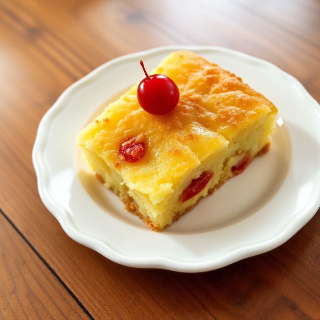 Goldene Ananas-Delight-Torte