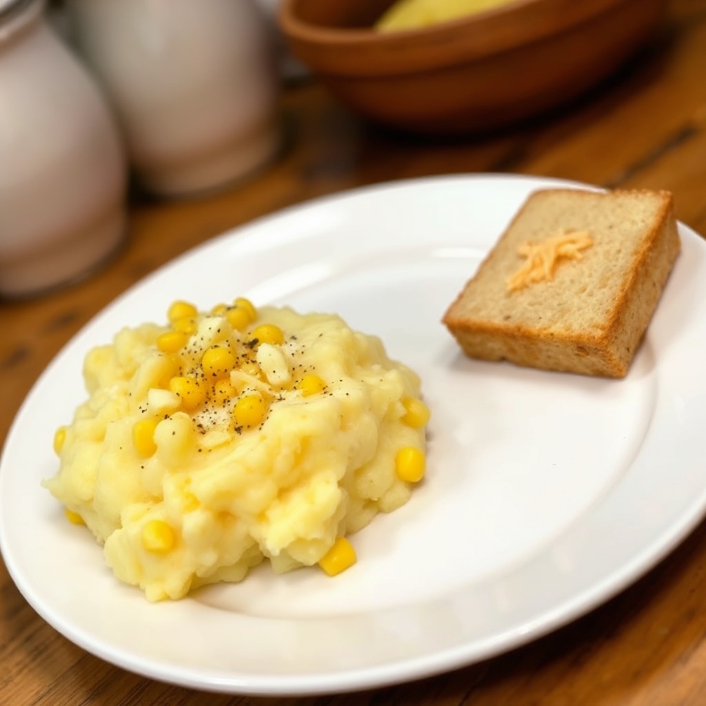 Käse-Mais-Püree