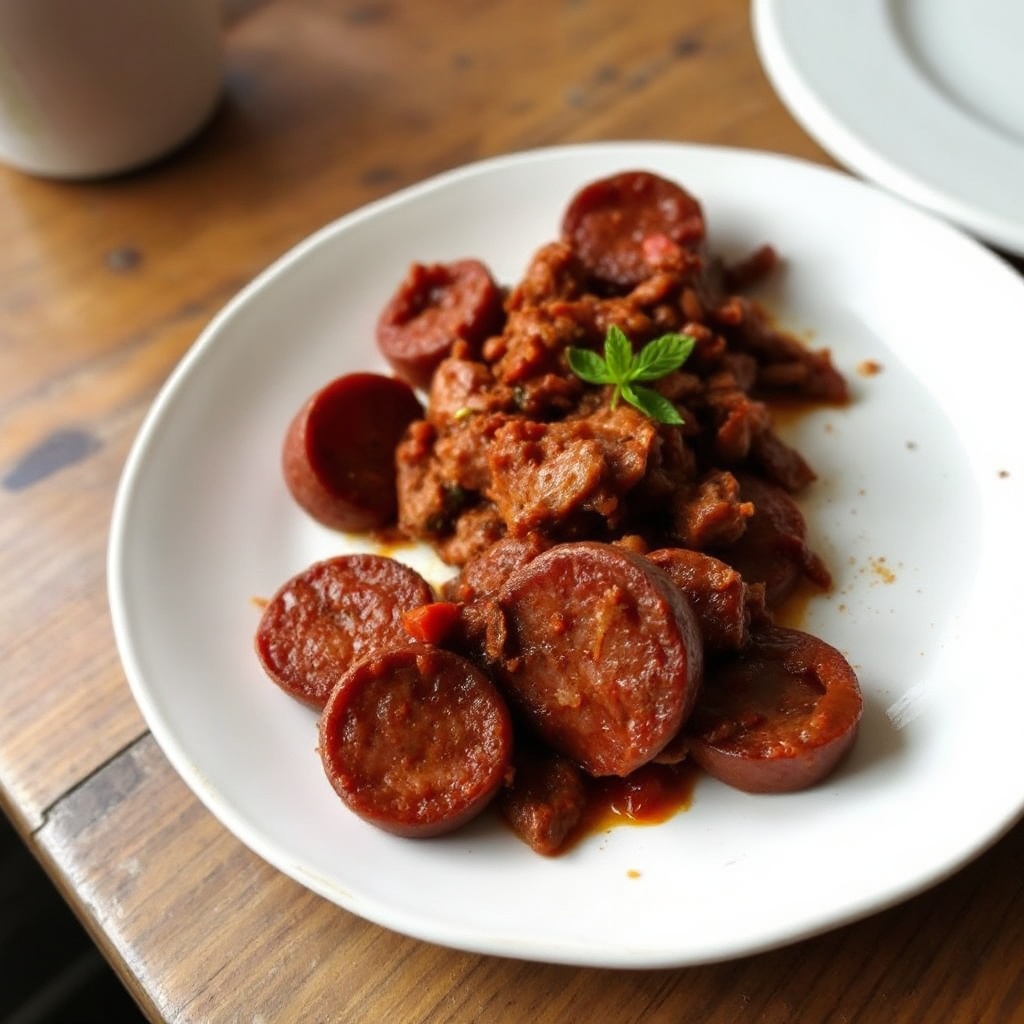 Würzige hausgemachte Chorizo