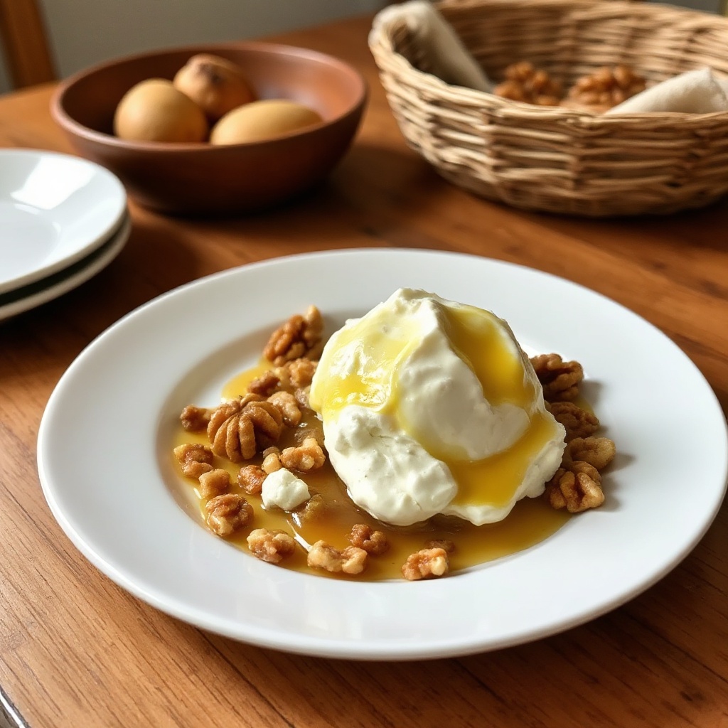 Honig-Walnuss-Frischkäse-Delikatesse
