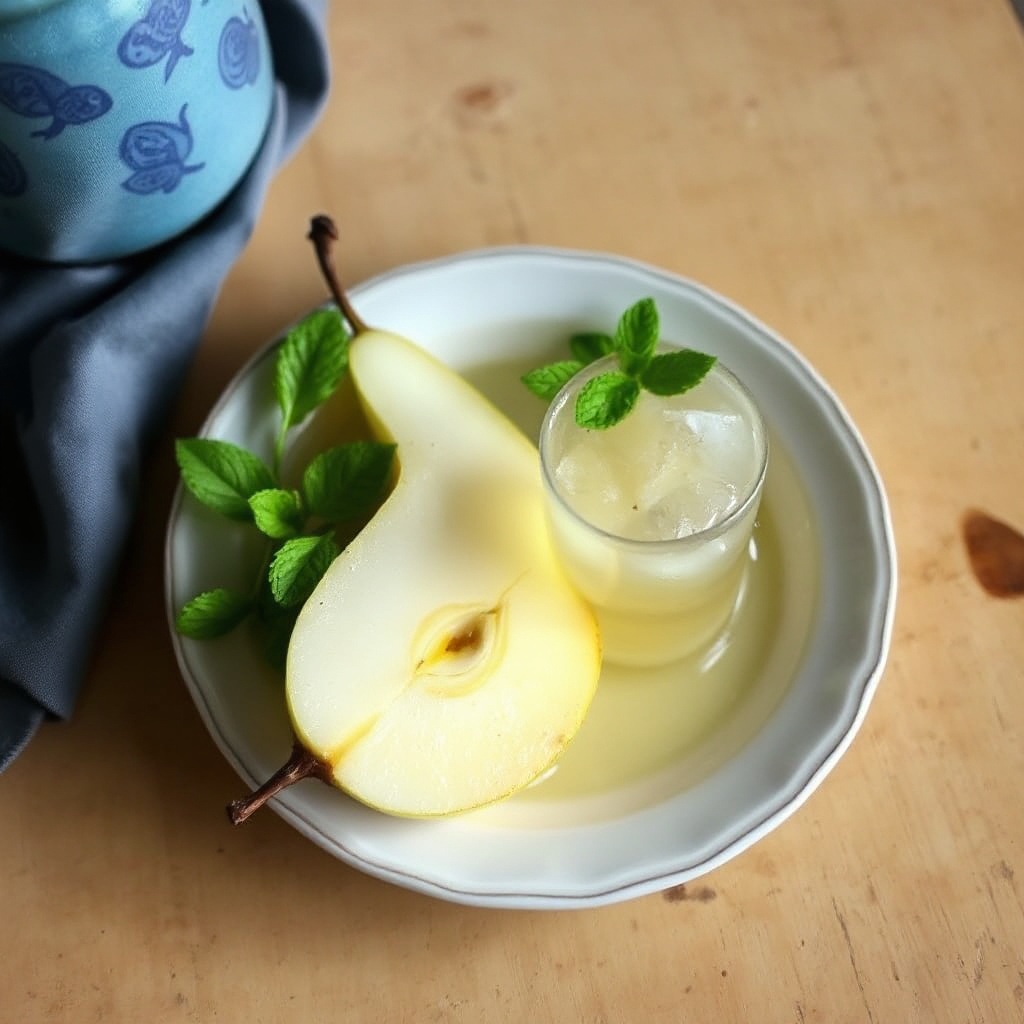 Refreshing Pear Lime Cooler