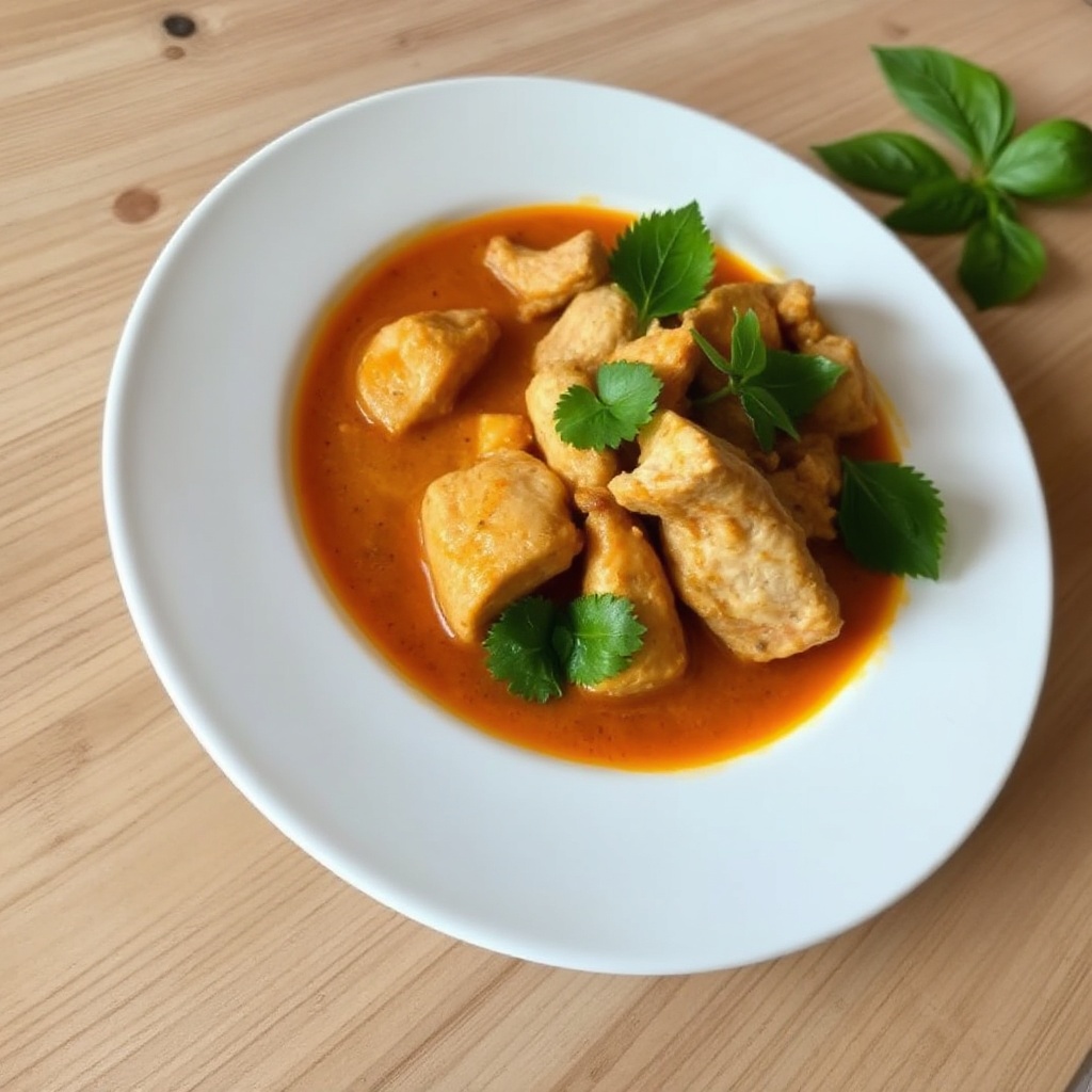 Curry di Maiale al Coco Piccante Thai