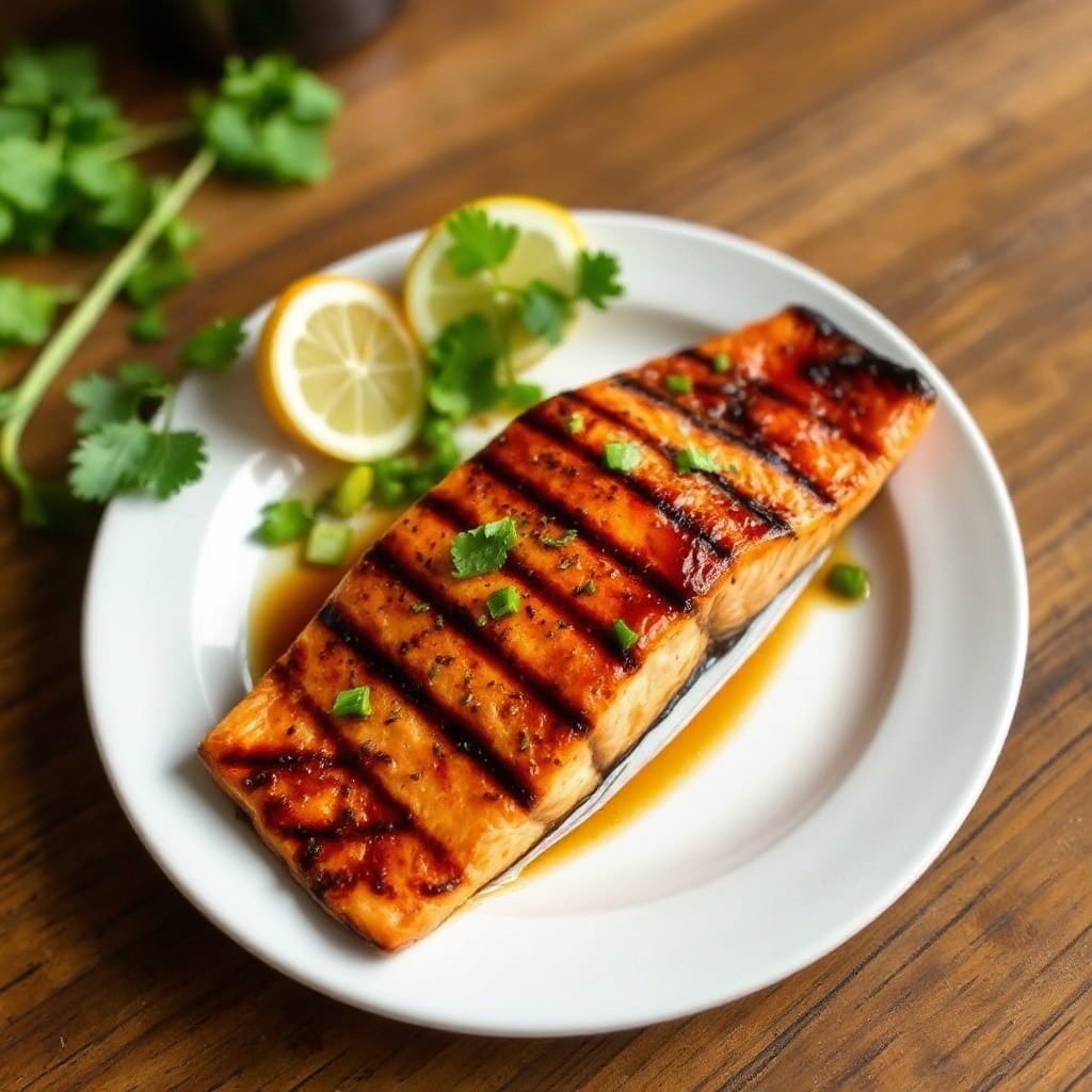 Salmone Grigliato Dolce e Piccante