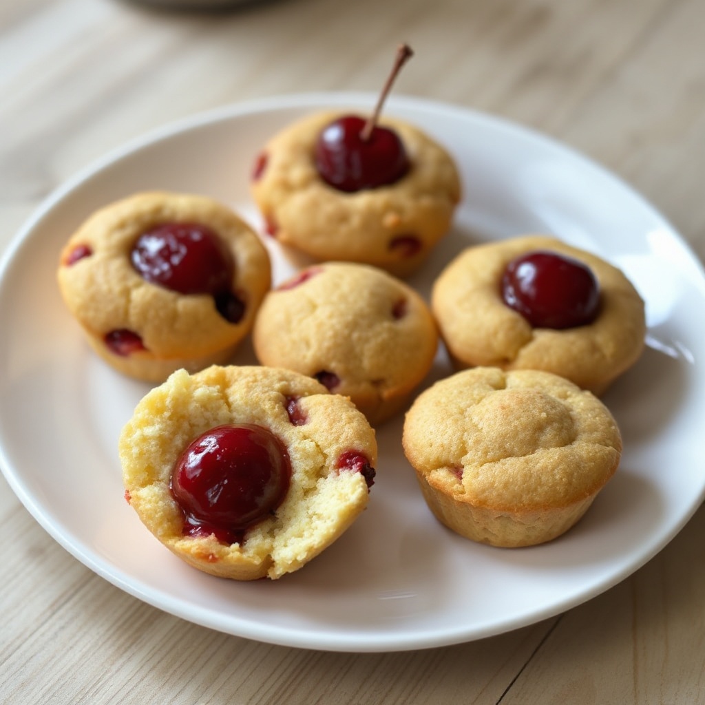 Kirschen Glück Mini Muffins