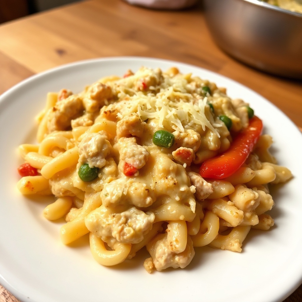 Pasta al Forno con Tonno Cremoso