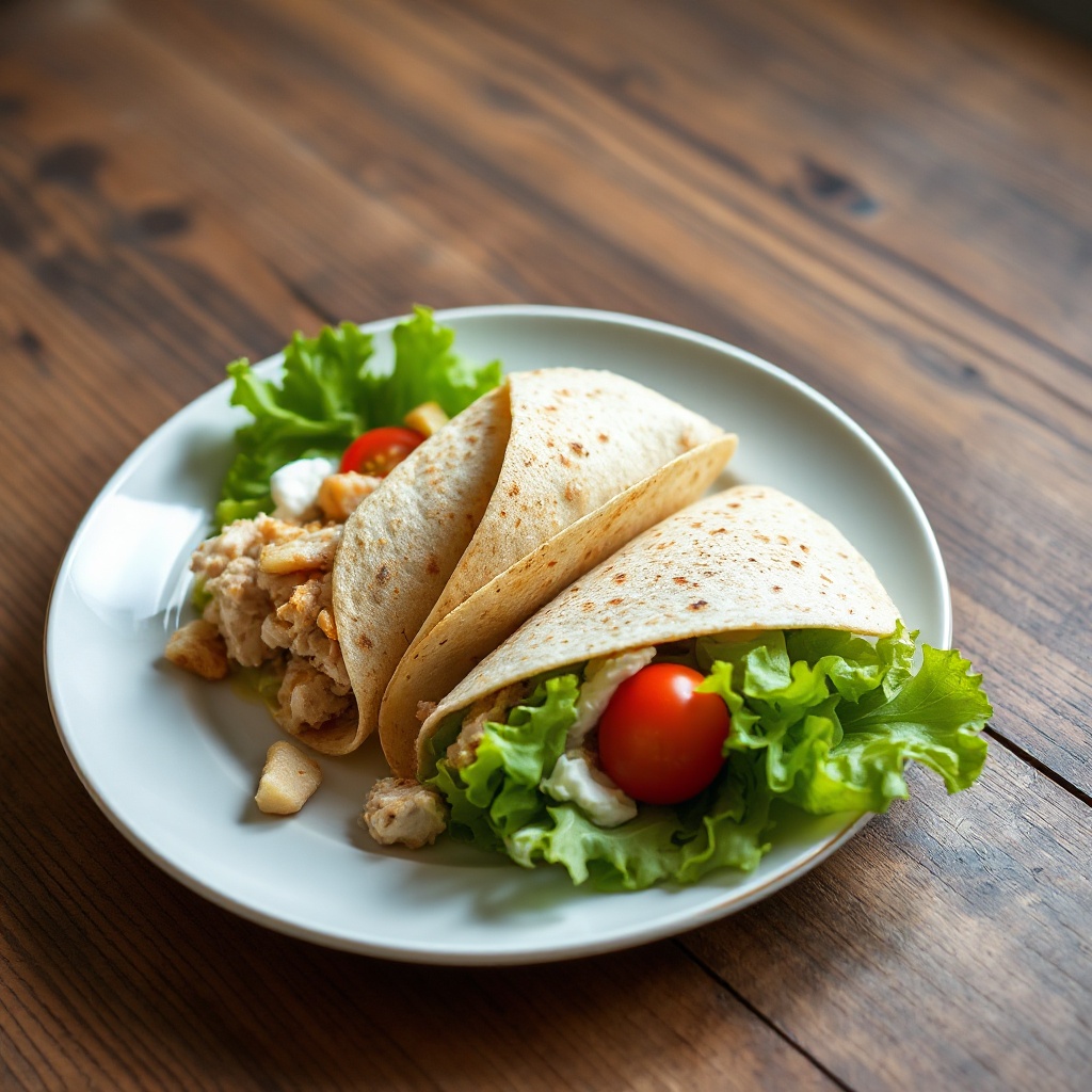 Spiced Turkey Tortilla Wraps