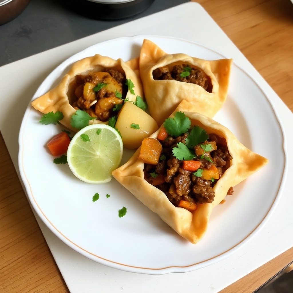 Spiced Beef Pastry Pockets