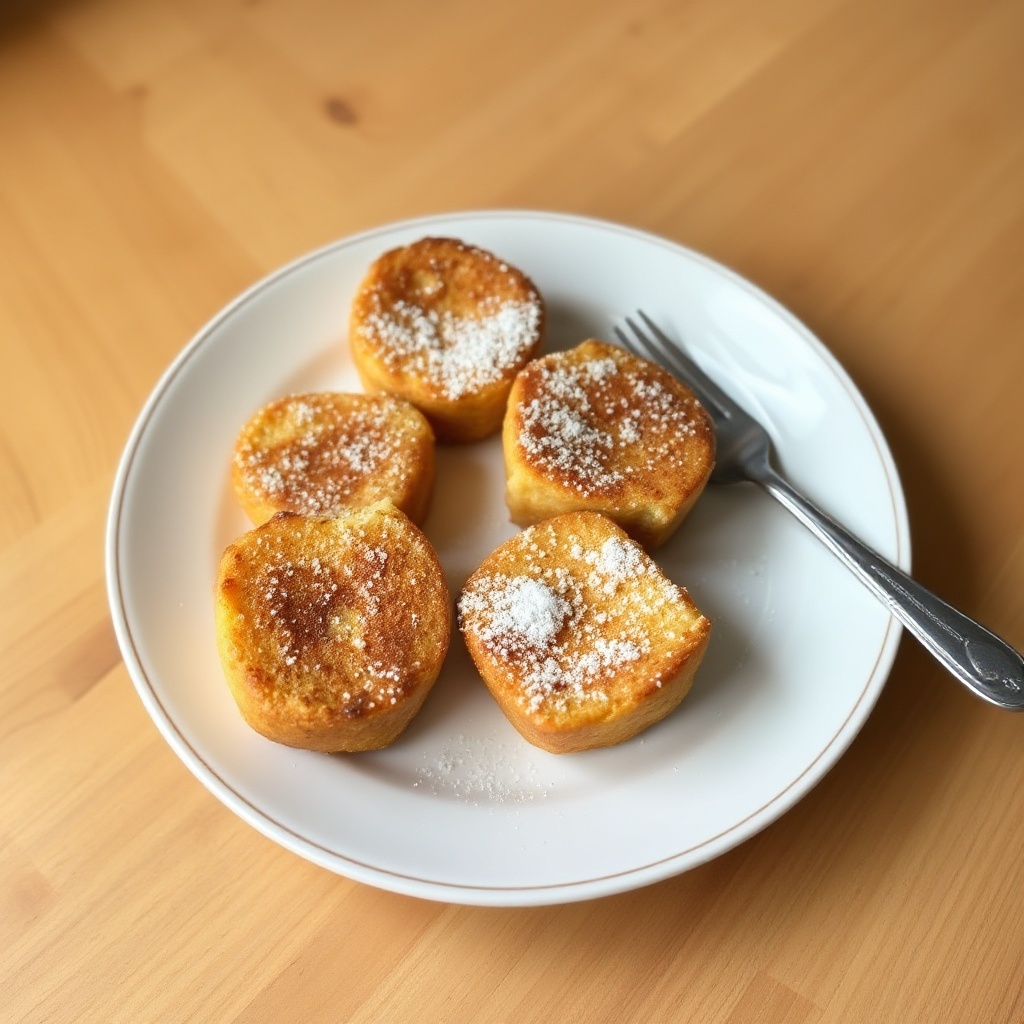 Goldene Zimt-Französische Toastbissen