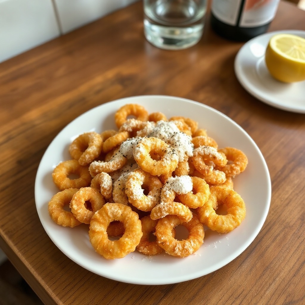 Calamari Fritti Croccanti e Dorati
