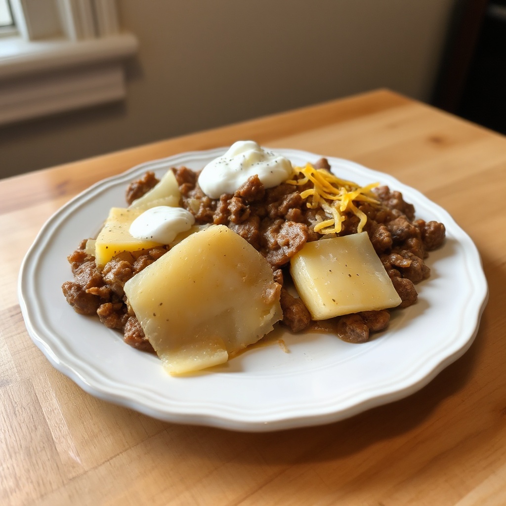 Savory Beef and Potato Bake
