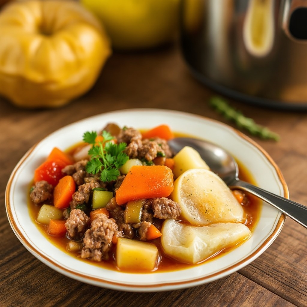 Hearty Vegetable and Beef Soup