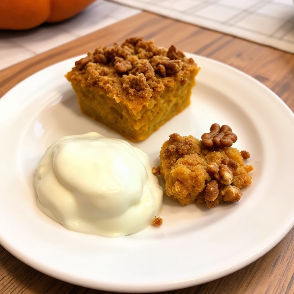 Kürbisgewürz-Crumble-Delight