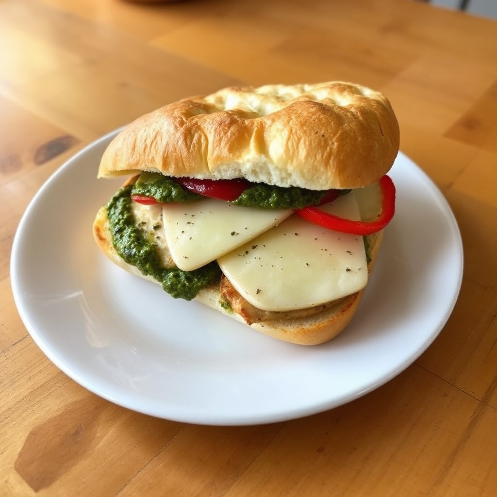 Panino Pesto di Pollo Grigliato
