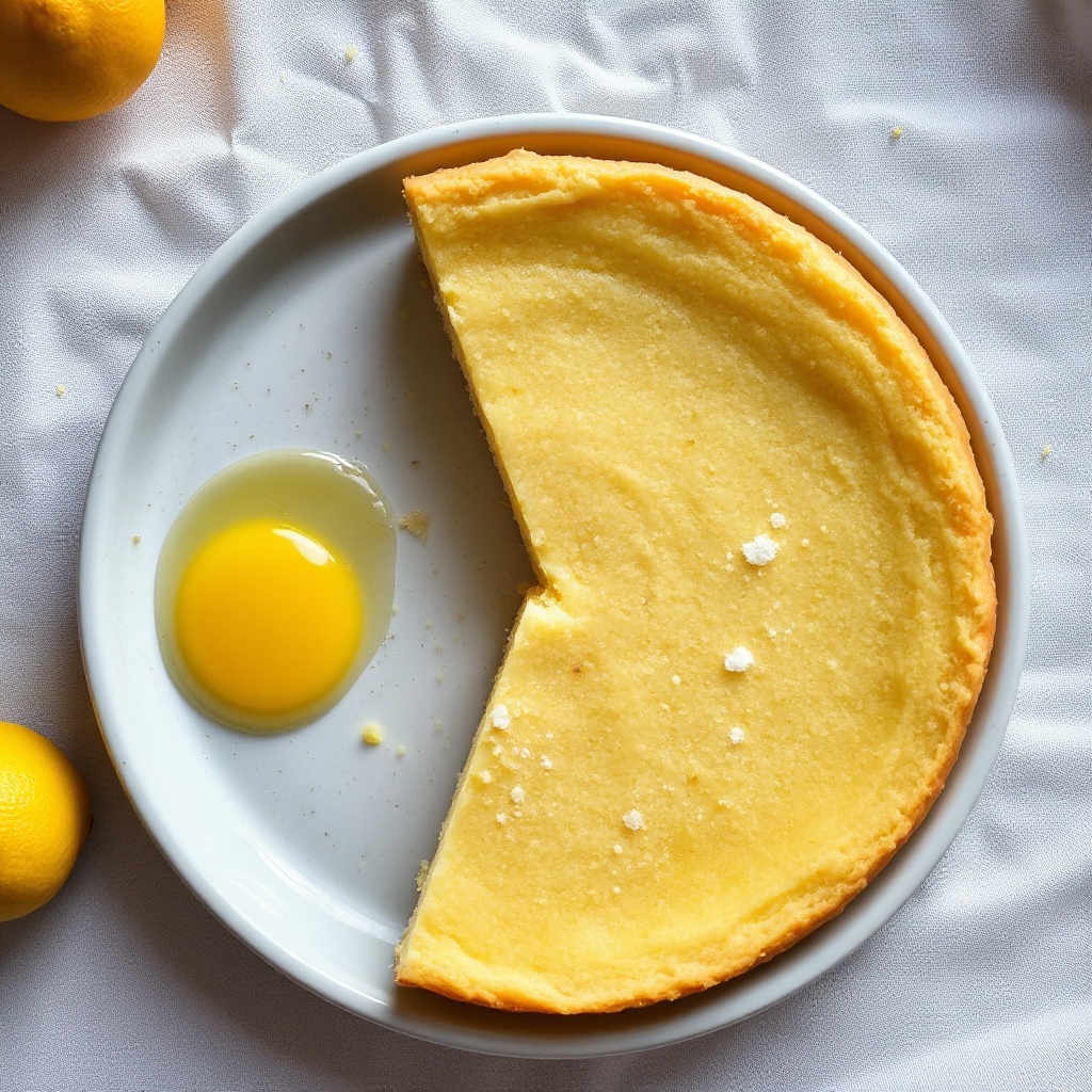 Lemon Semolina Slice