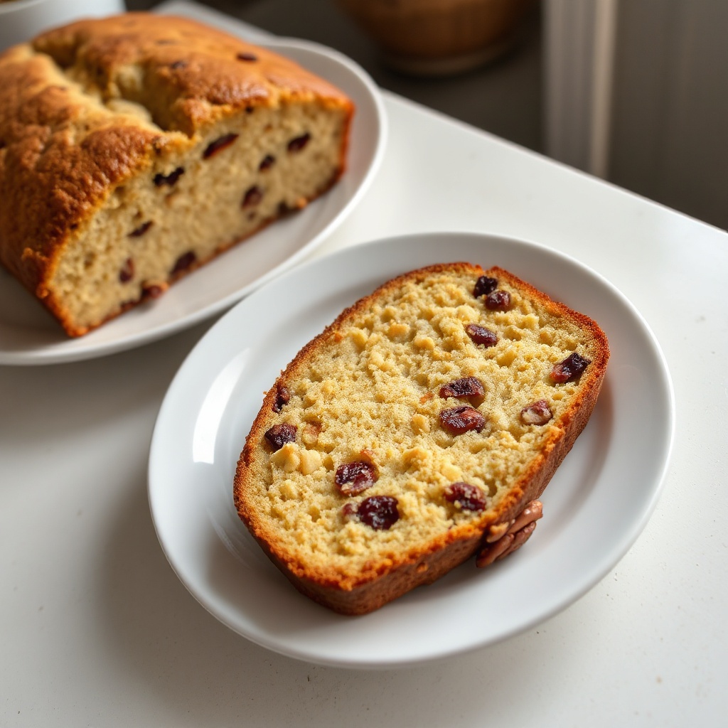 Pane Dorato con Mirtilli Rossi e Noci Pecan