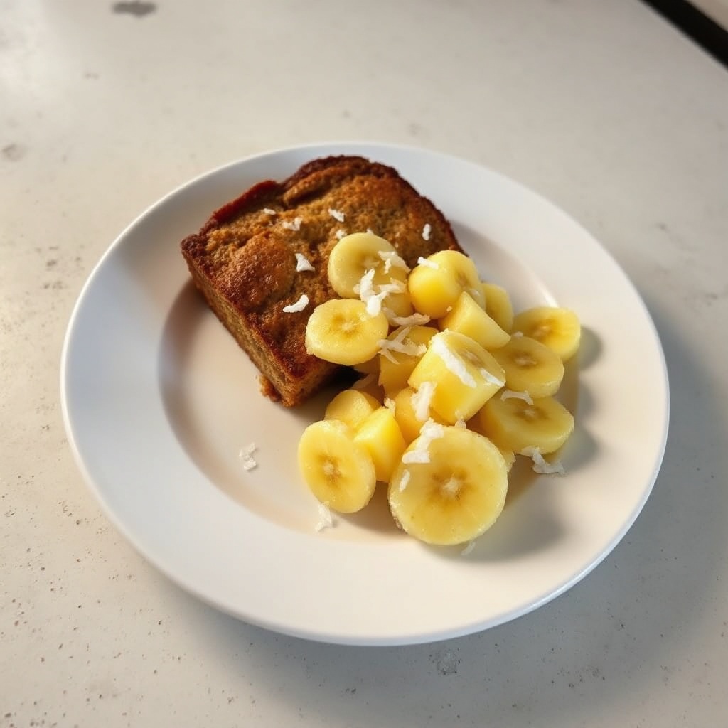 Tropical Banana Pineapple Loaf