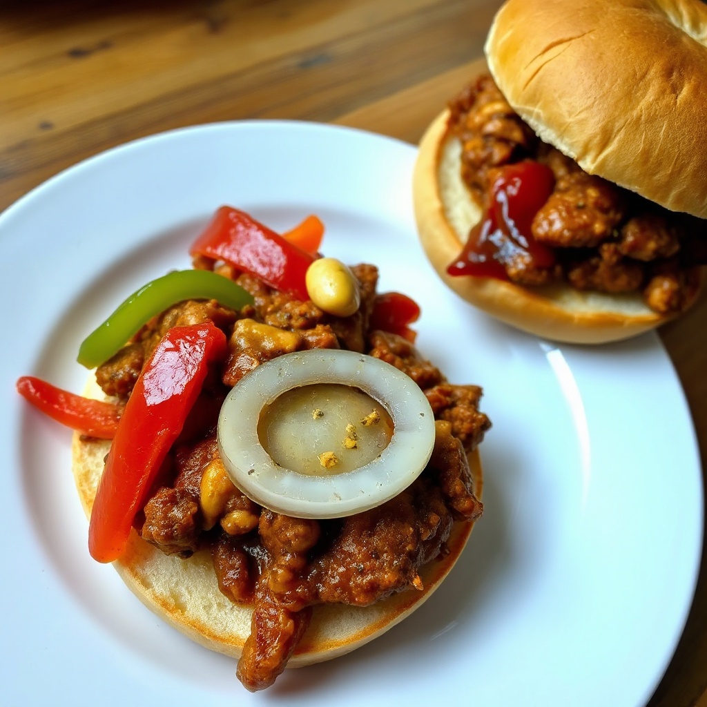 Panini Vegani BBQ con TVP e Anacardi