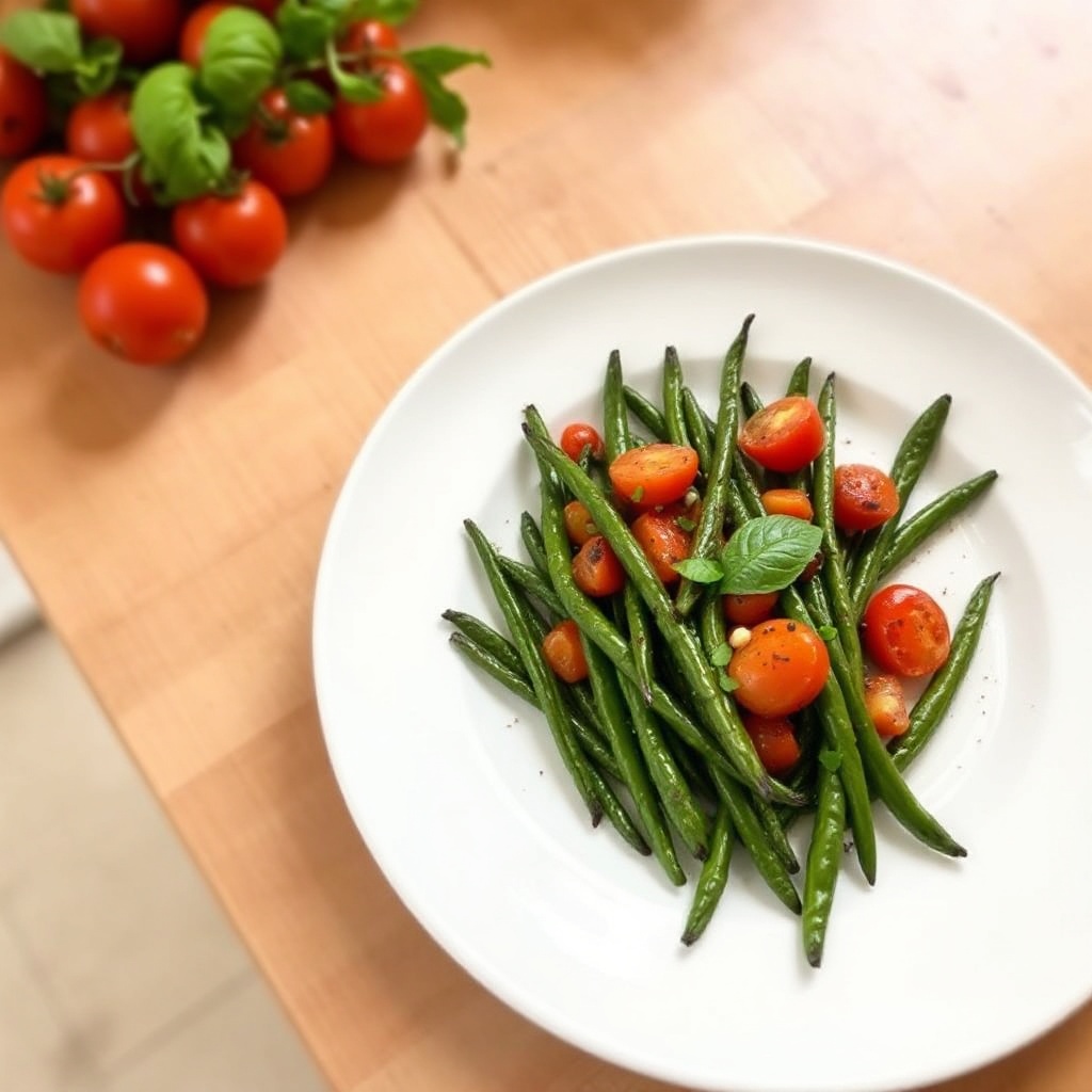 Fagiolini Arrostiti con Medley di Pomodorini