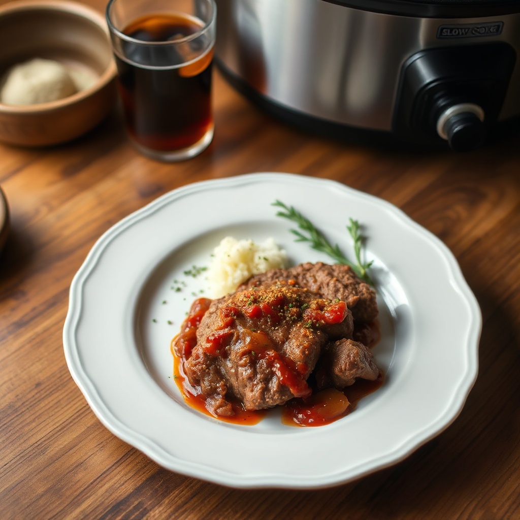 Langsame Koch-Cola-Rindbraten
