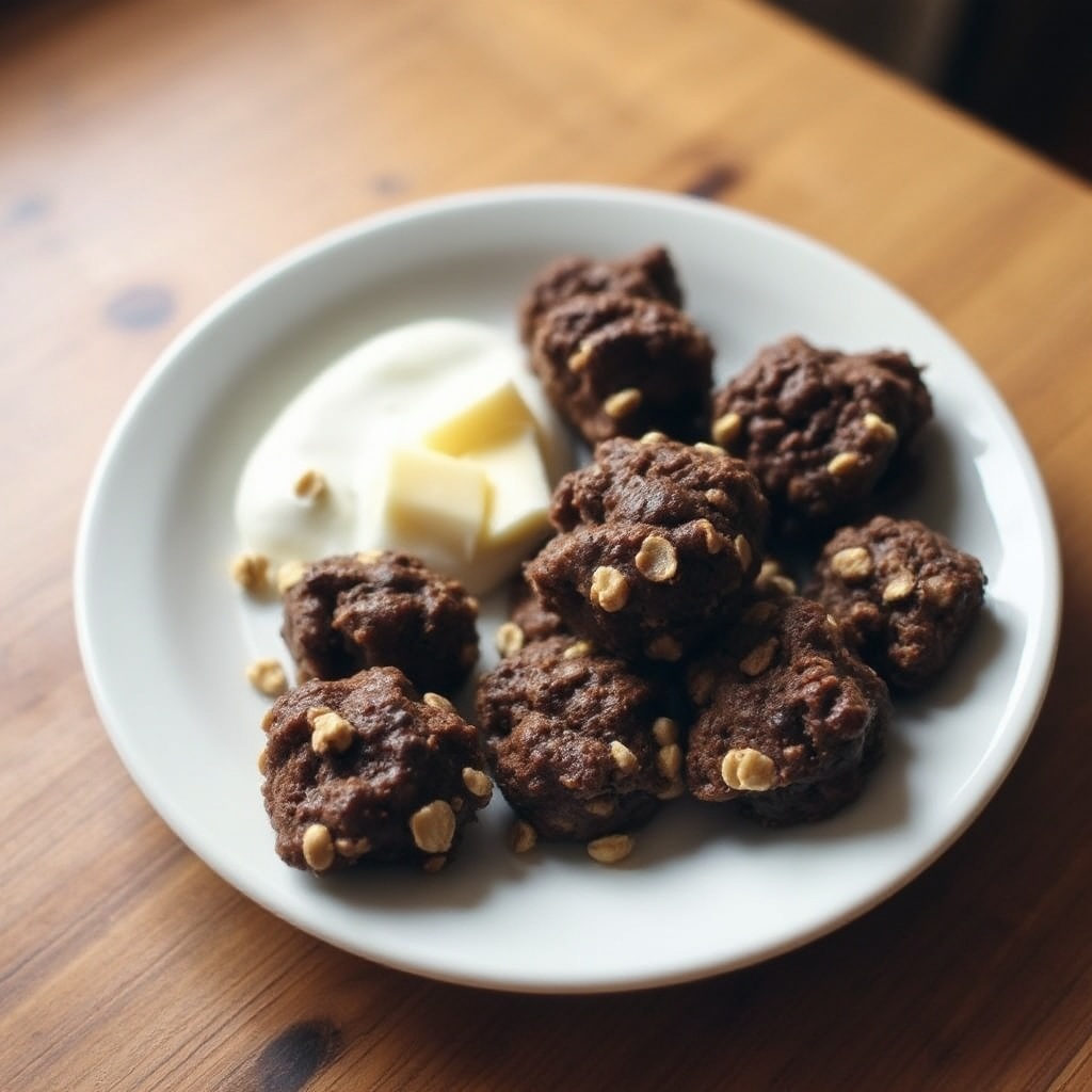 Cluster di Avena e Cioccolato Senza Cottura al Microonde