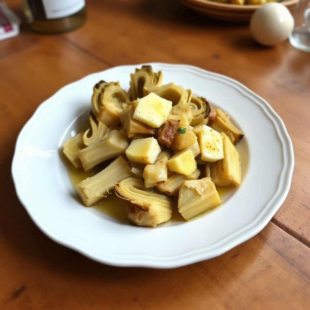 Lemon Garlic Butter Artichokes