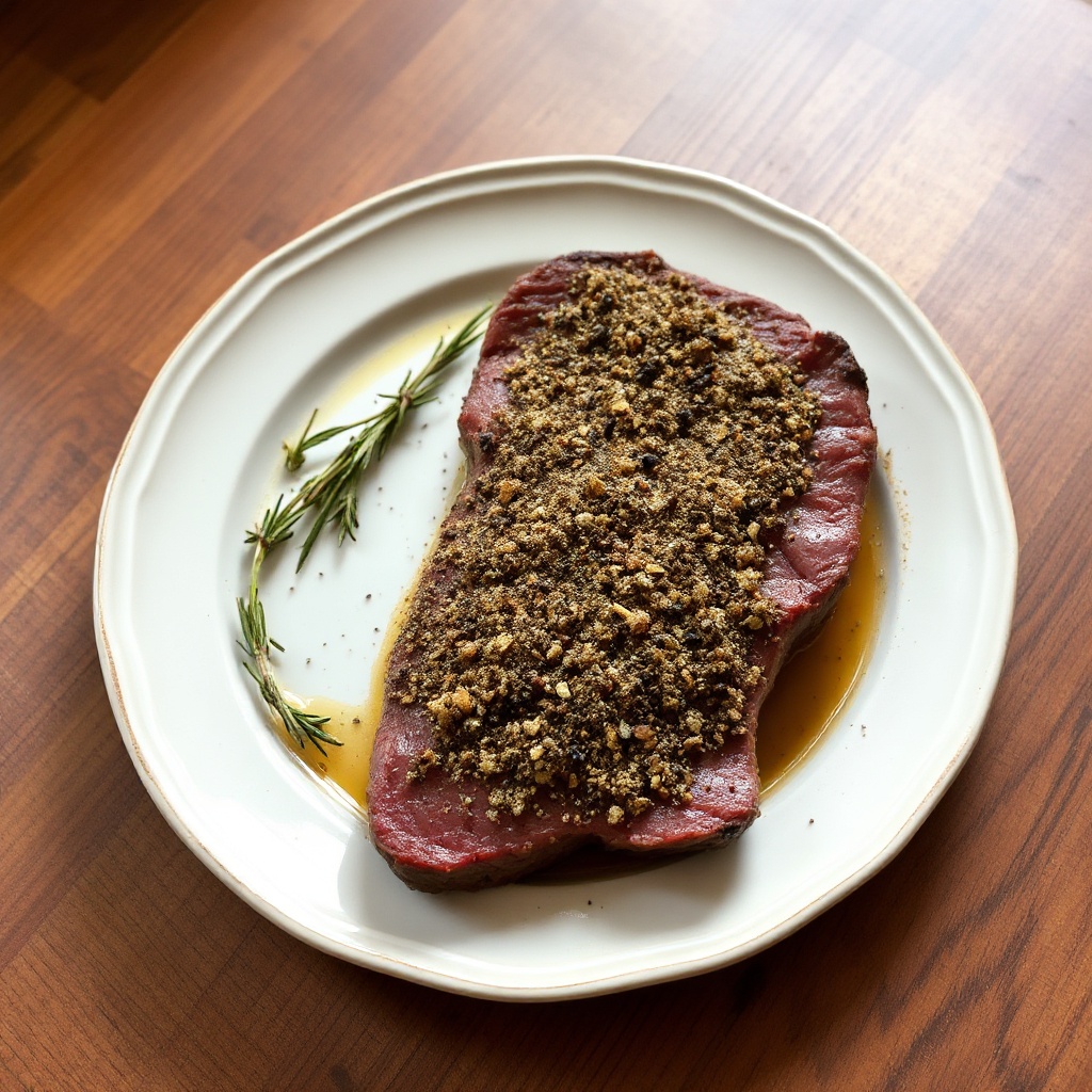 Arrosto di Manzo con Crosta di Erbe