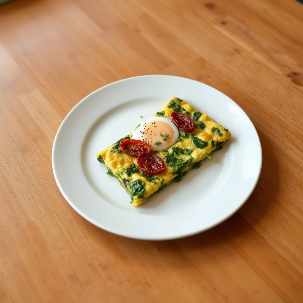 Spinach and Sun-Dried Tomato Frittata