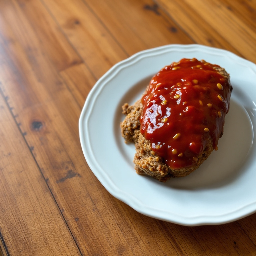 Würziger Meerrettich-Glasierter Hackbraten