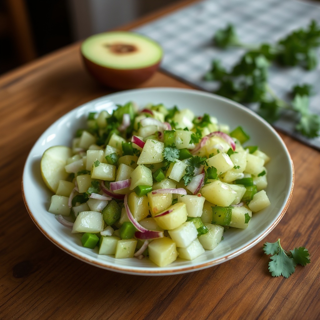Zesty Green Apple Salsa