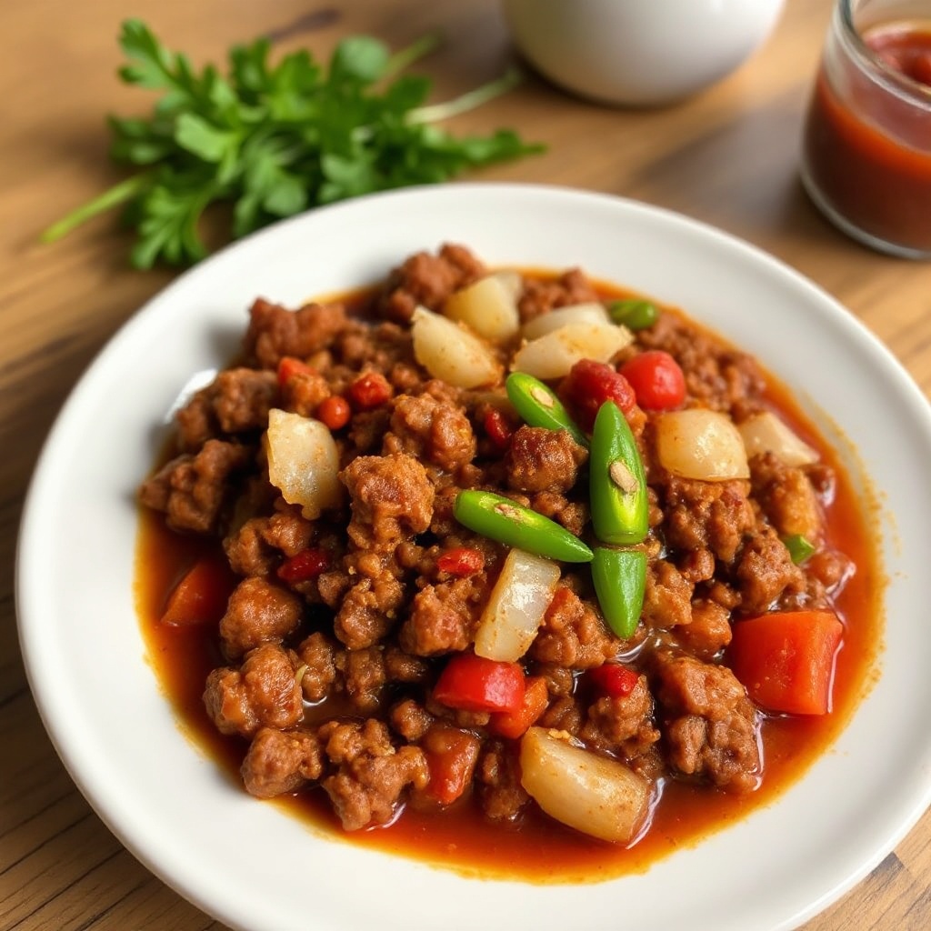 Herzhafter Hausgemachter Chili