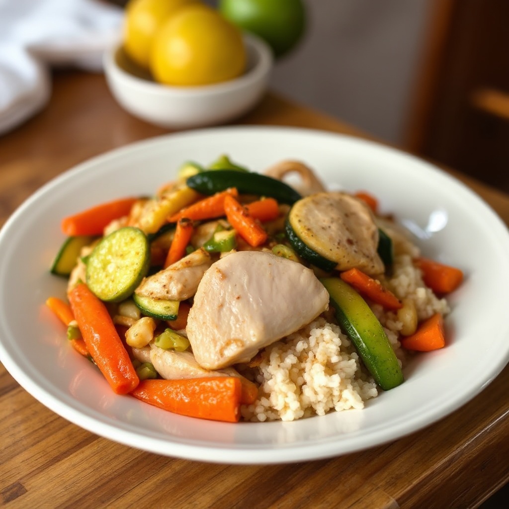 Würziges Limetten-Hühnchen-Pfannengericht