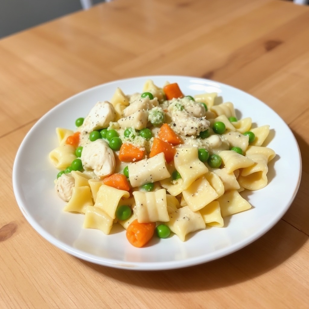 Deliziosa Pasta Bow Tie con Pollo Cremoso