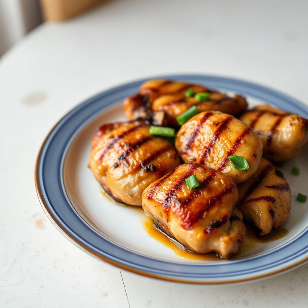 Süßes und Würziges Gegrilltes Hähnchen