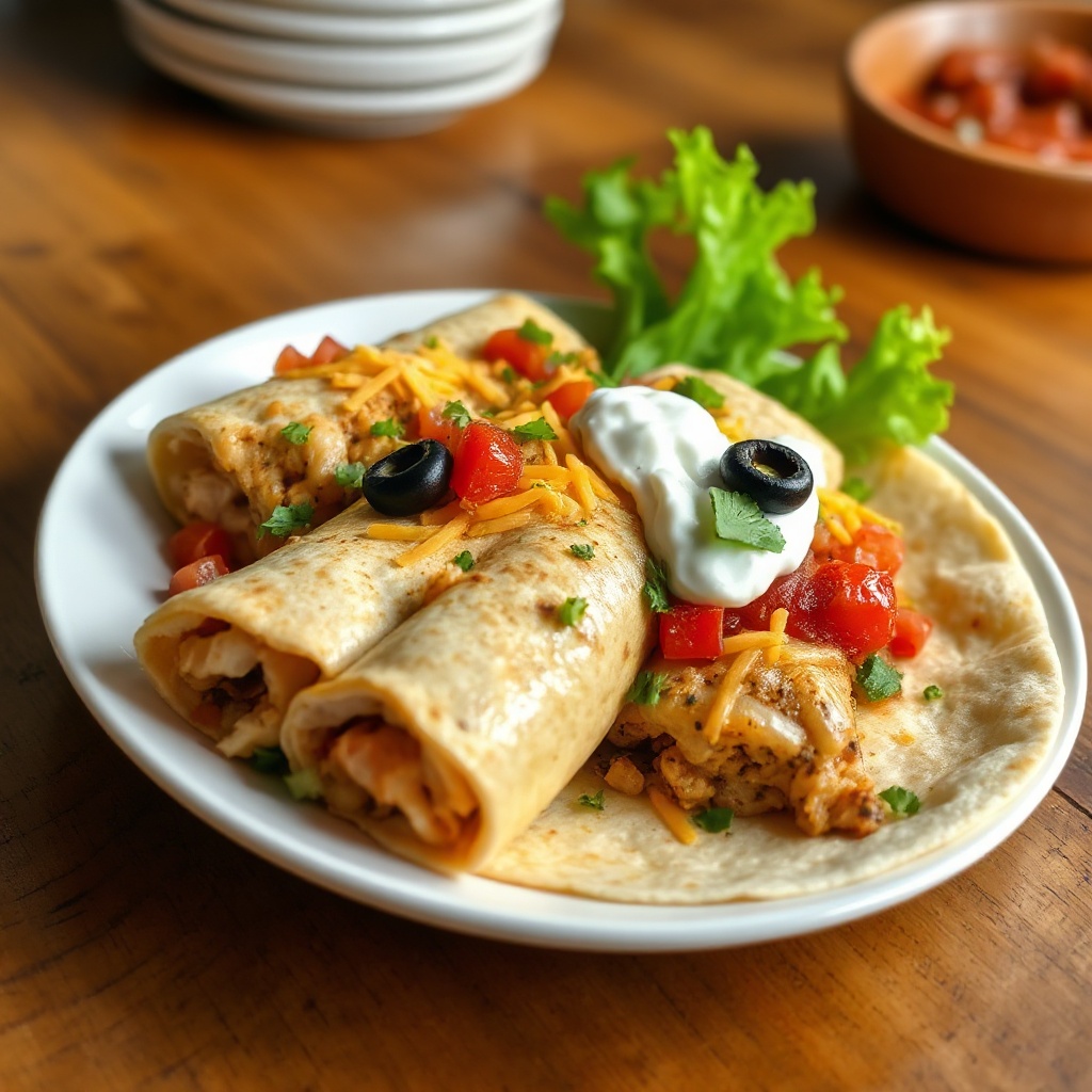 Tex-Mex Chimichangas with a Twist