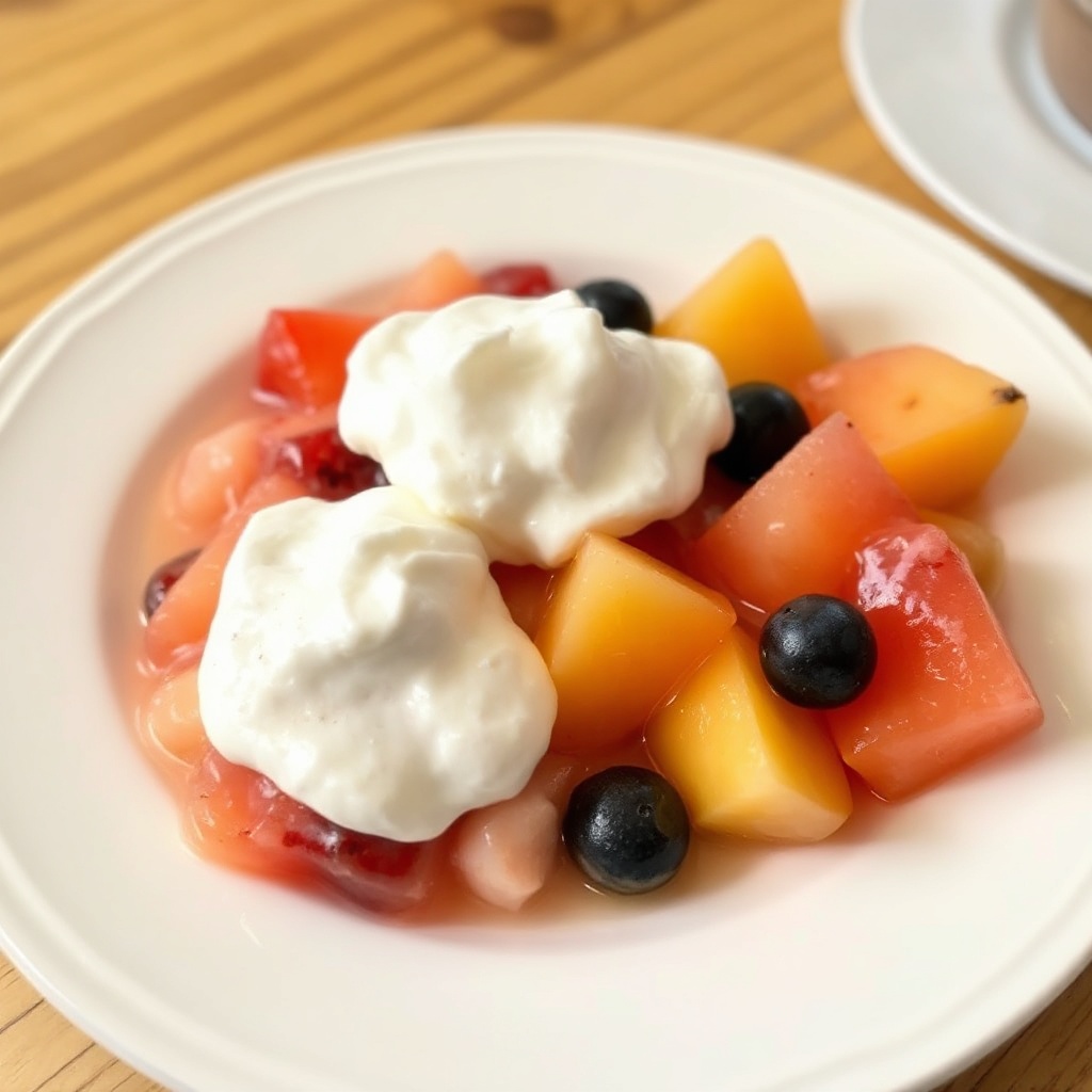 Delizia di Gelatina Cremosa alla Frutta