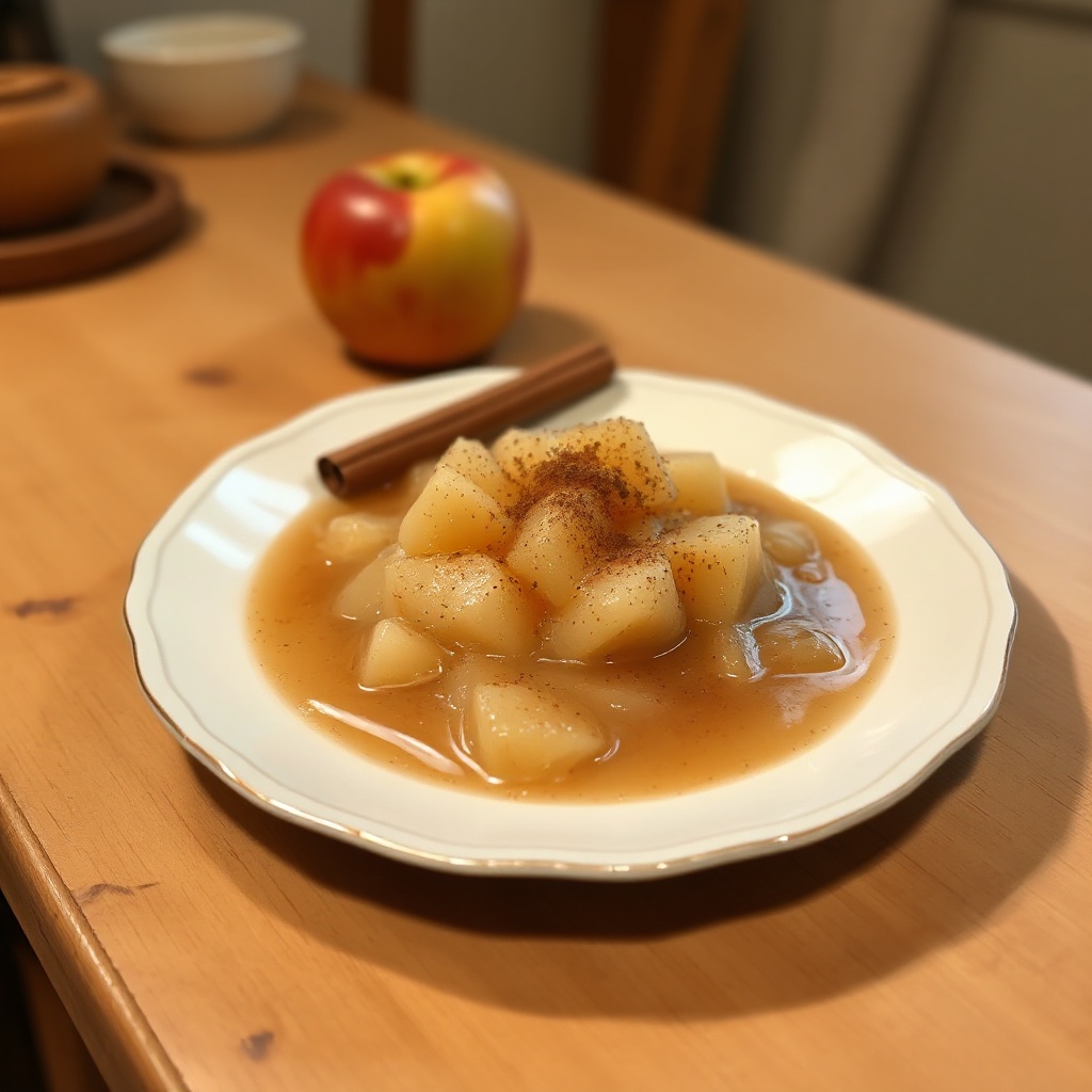 Cinnamon-Infused Homemade Applesauce