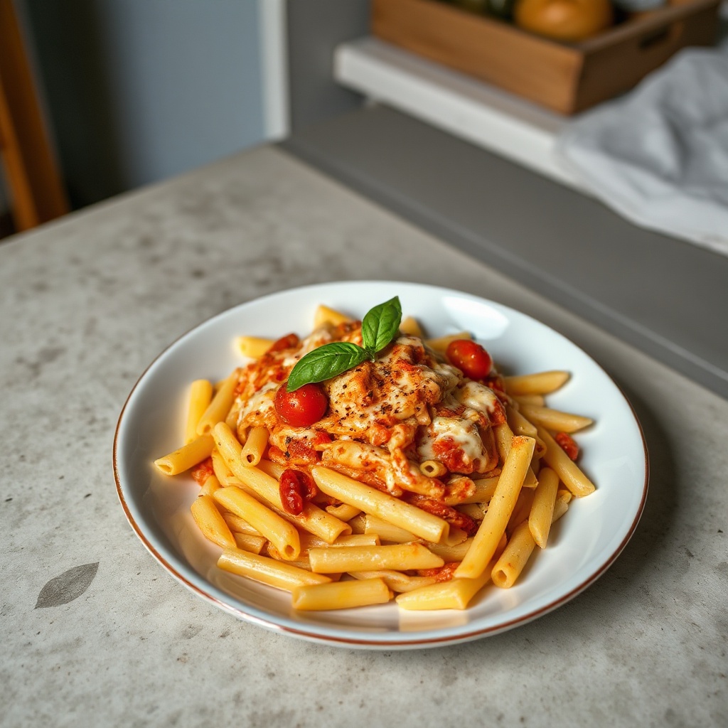 Cremige Tomaten-Wodka-Penne