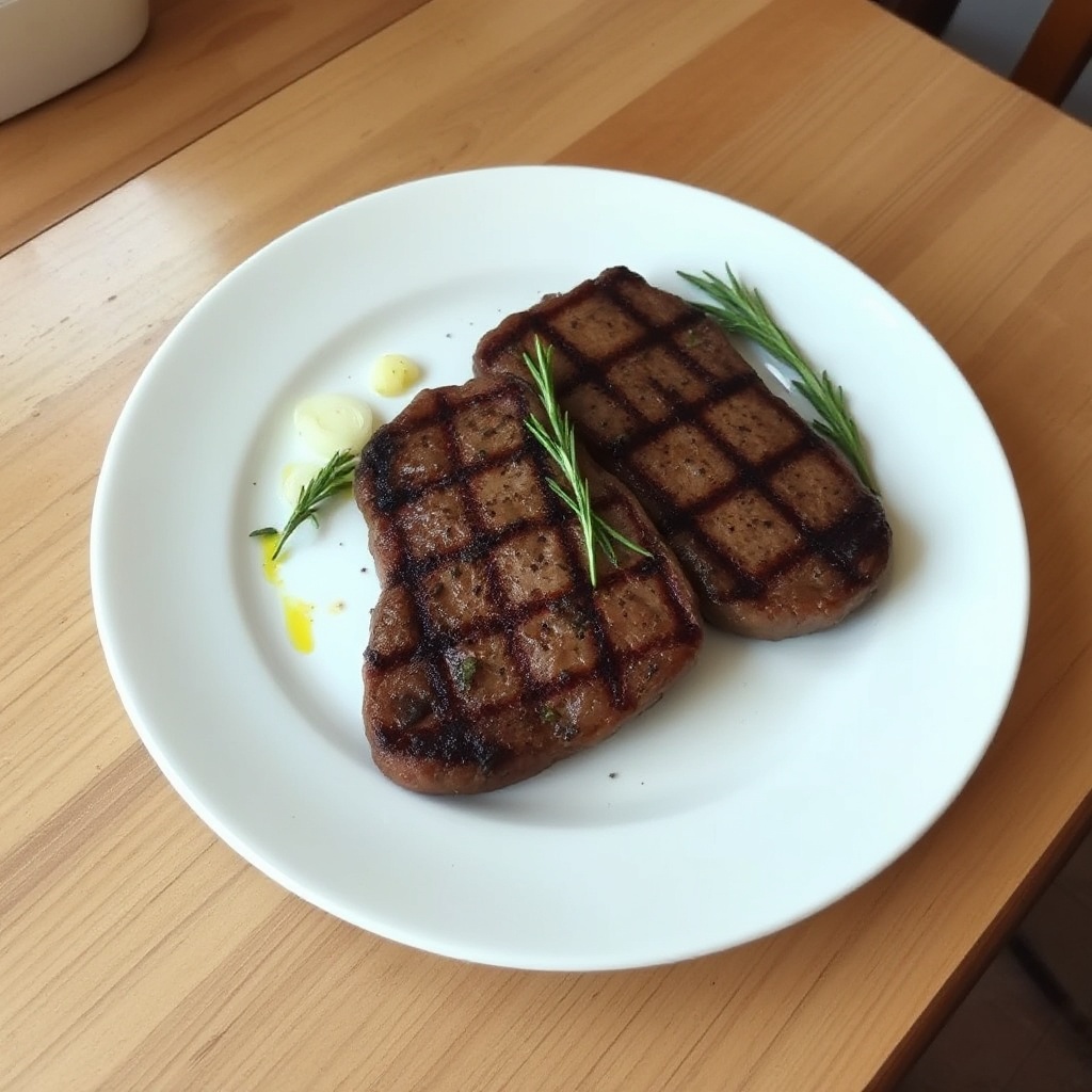 Herzhafte Kräuter-infused Gegrillte Steaks