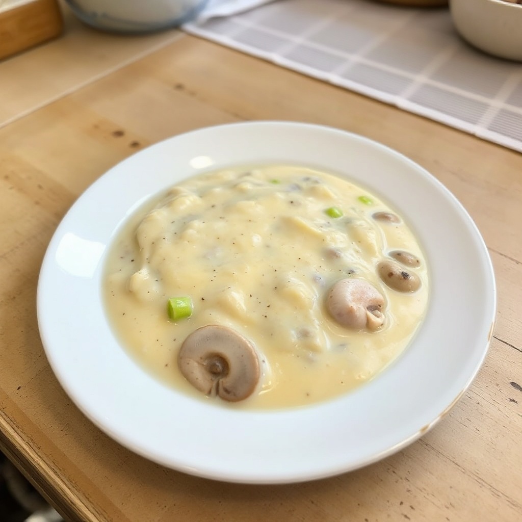 Cremige hausgemachte Suppenbasis