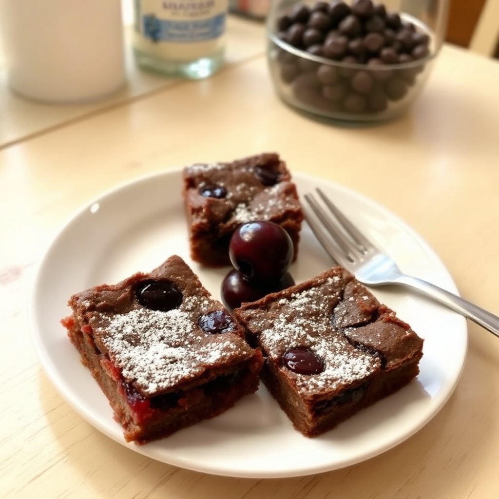 Chocolate Cherry Bliss Bars