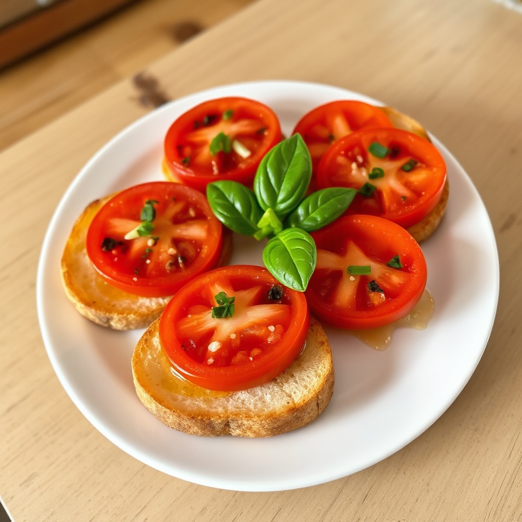 Tomato Vodka Crostini