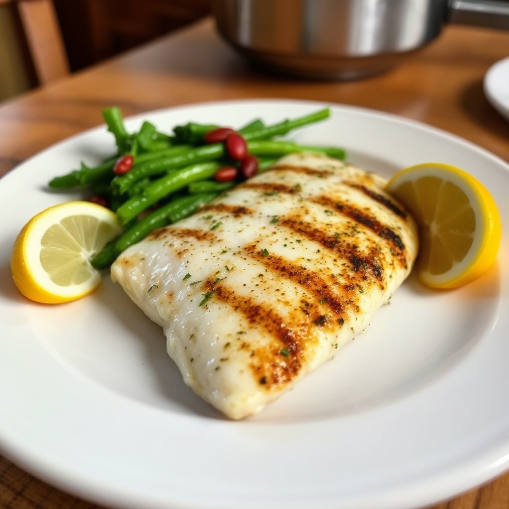 Tilapia Grigliata con Marinata di Erbe Aromatiche