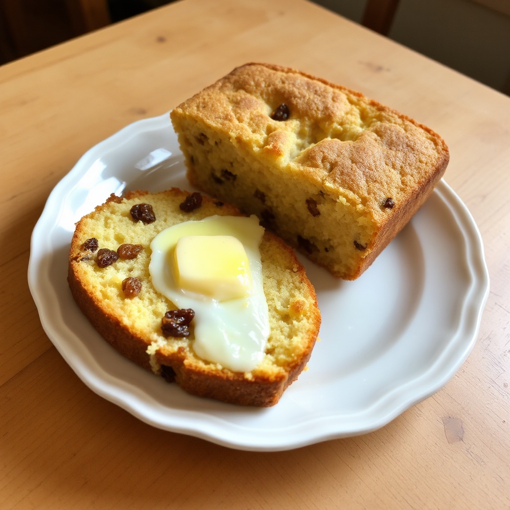 Goldene Rosinen Buttermilch Soda Brot