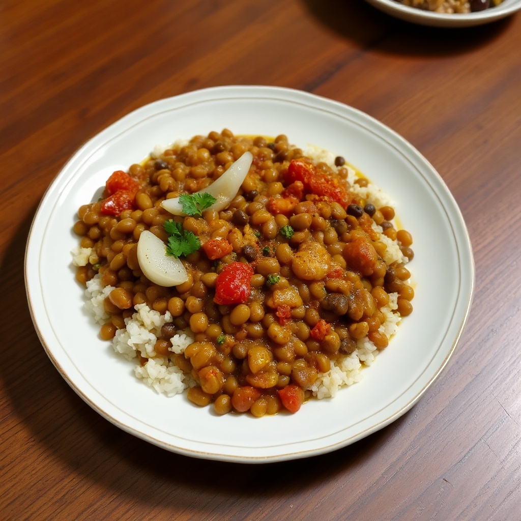 Gewürzter Linsencurry