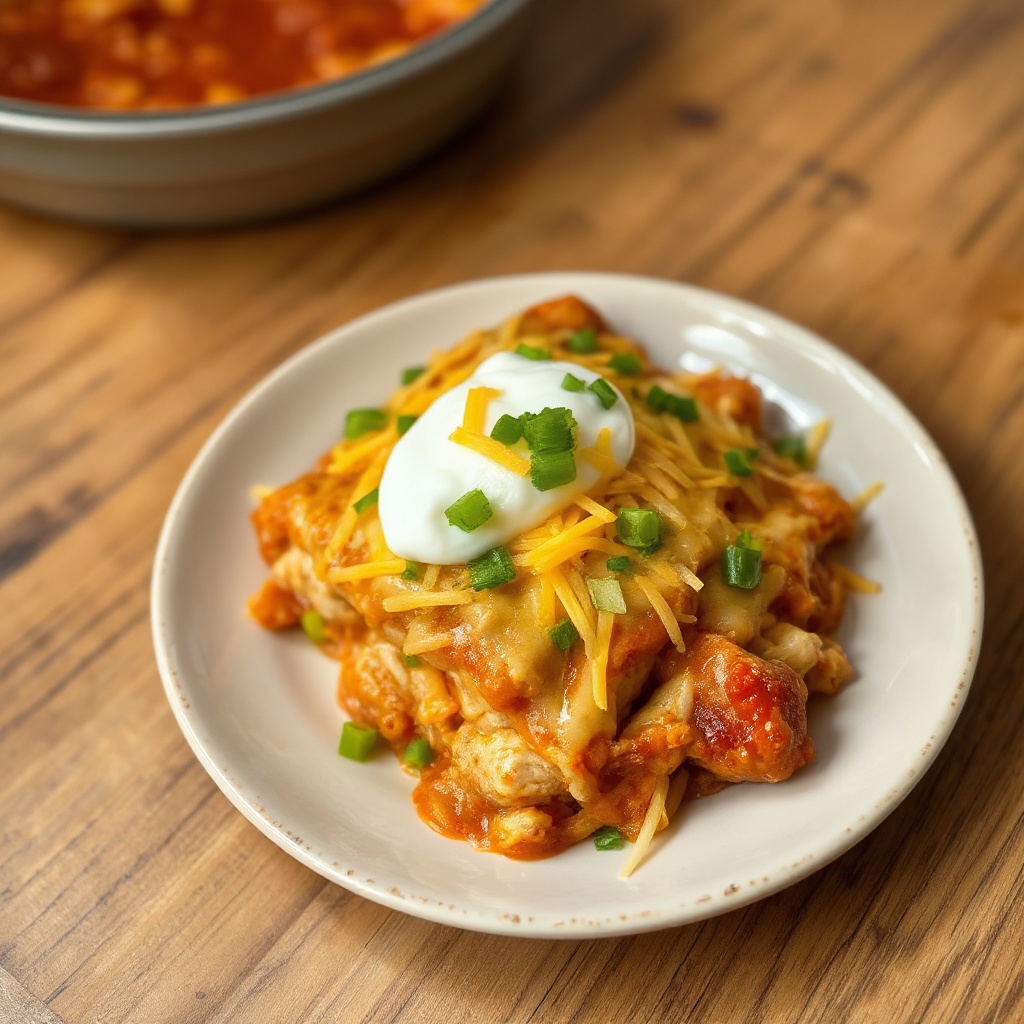 Tortino di Enchilada di Pollo e Formaggio