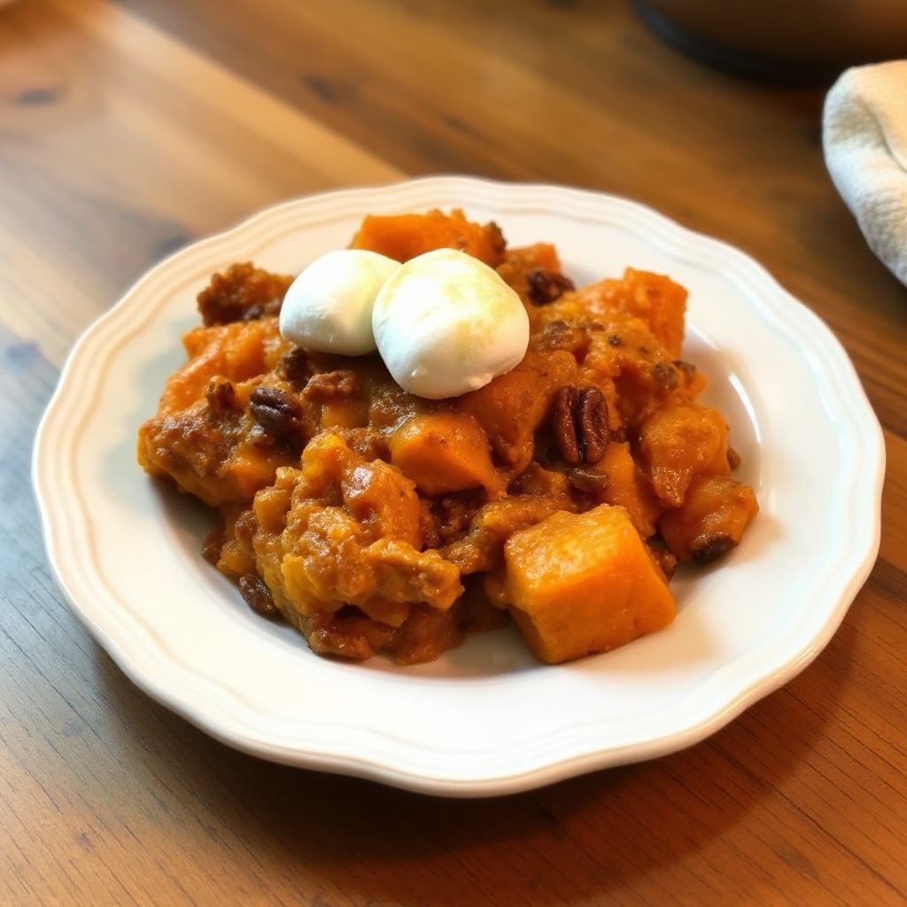Caramelized Sweet Potato Casserole