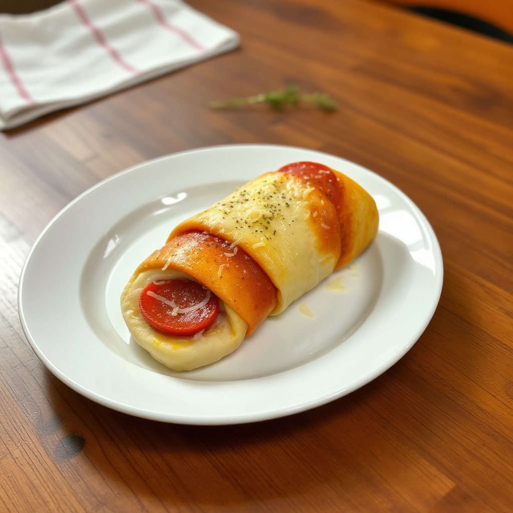 Käse-Pepperoni-Rolle