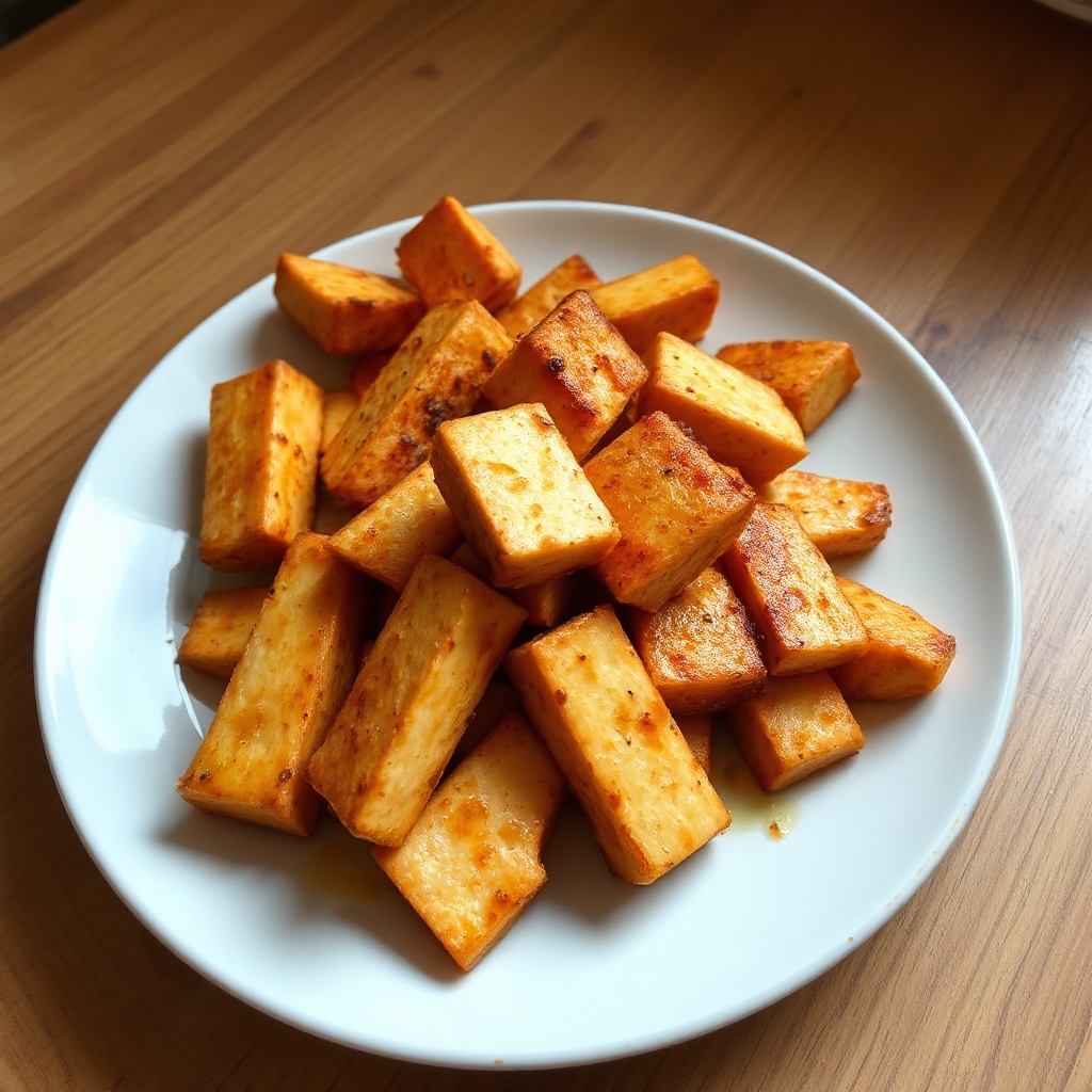 Räuchrige Tofu-Streifen
