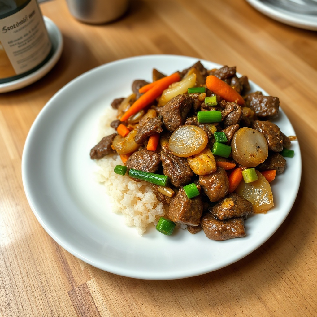 Savory Korean-Style Beef Stir-Fry